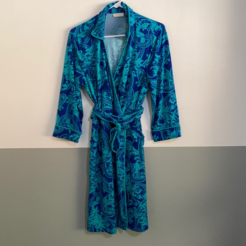 Blue Aqua wrap dress